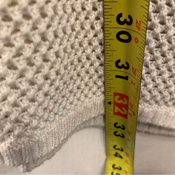 Old Navy Knitted V-Neck Cover Up, Size: 1, & Color: Cream - Picture 11 of 12